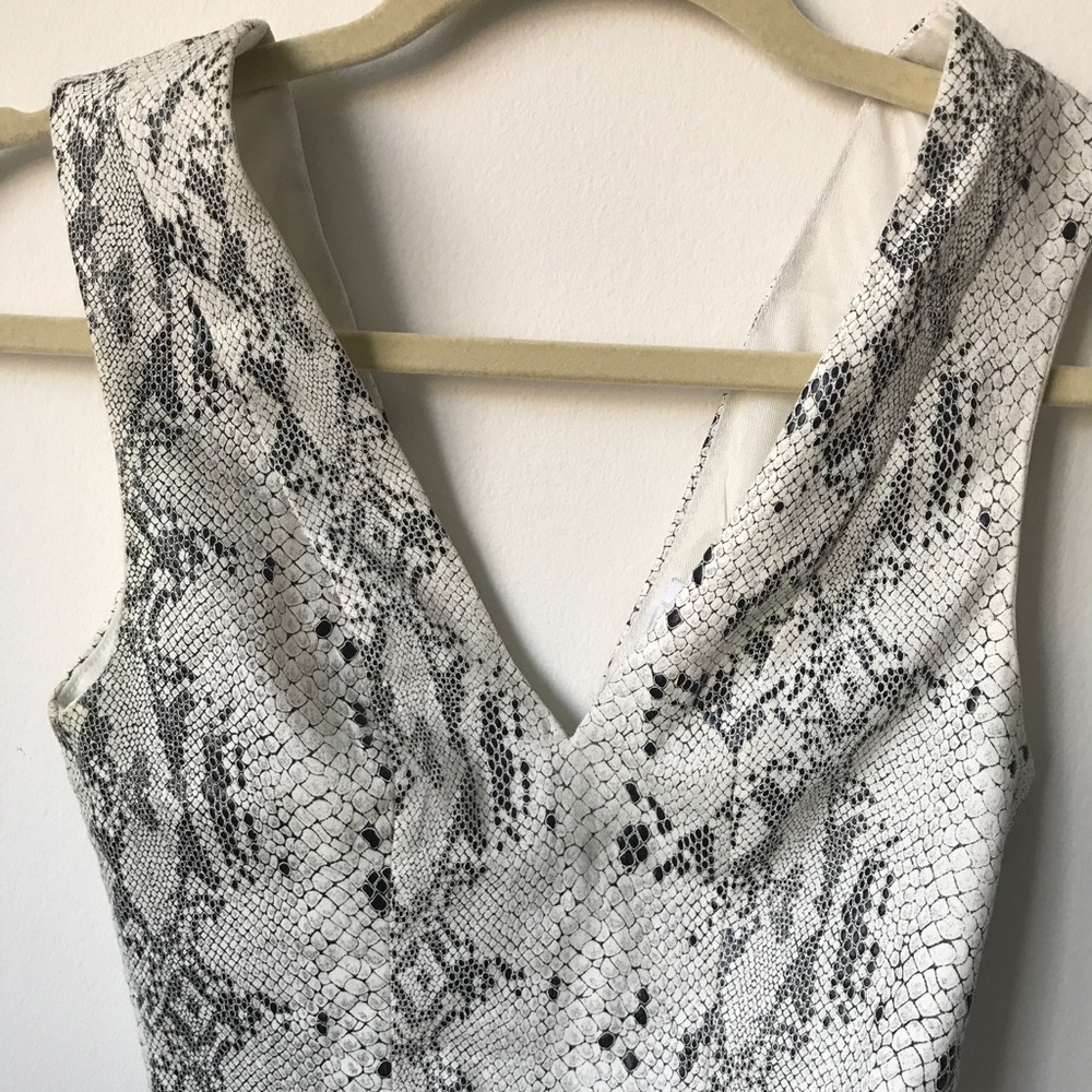 Snakeskin crop top from LF. Worn once.